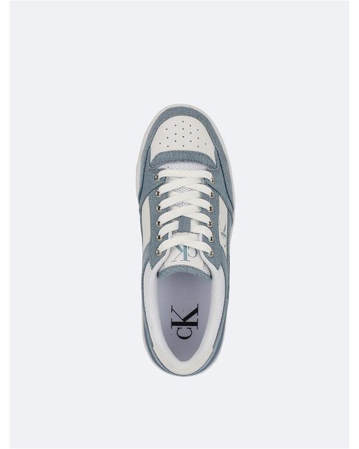 Calvin Klein Blue Alondra Platform Sneaker