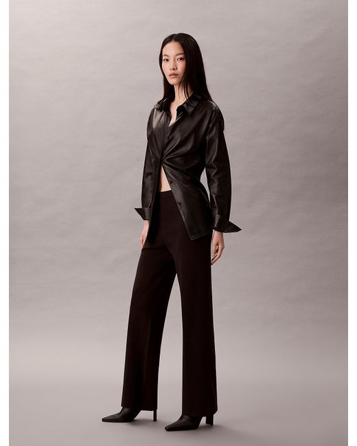 Calvin Klein Multicolor Half Milano Trousers