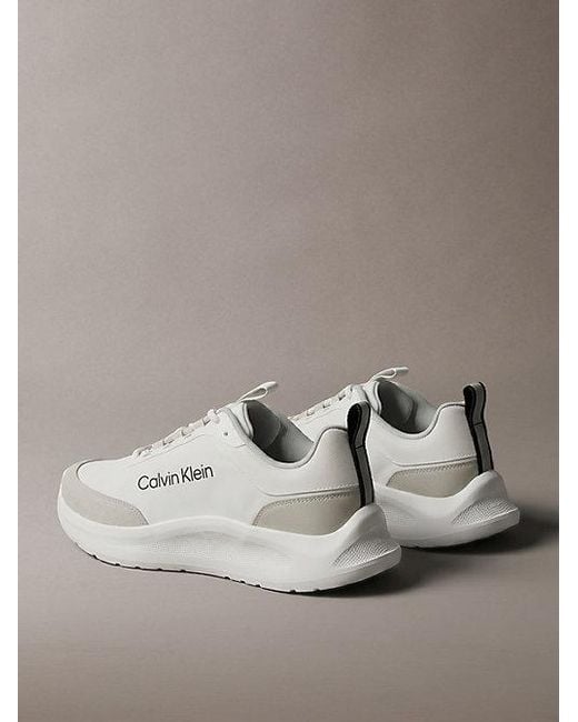 Calvin Klein Metallic Ck Curve Lightweight Runner Trainers for men