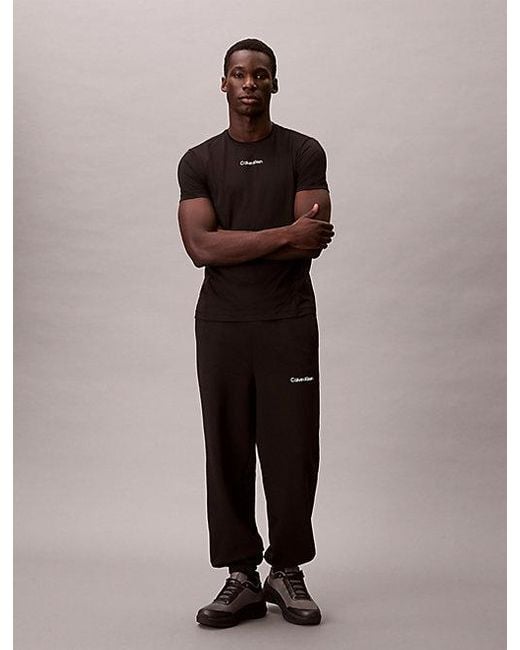 Pantalón de chándal de felpa francesa de algodón suave Calvin