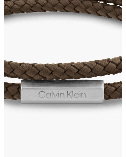 Calvin Klein Bracelet - Latch in Brown for Men | Lyst UK