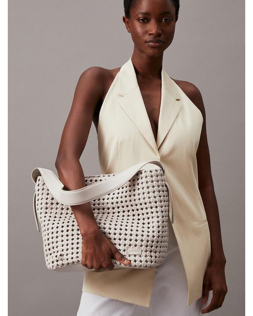 Calvin Klein Gray Tote Bag