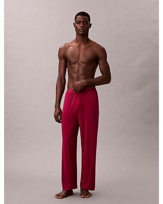 Calvin Klein Pyjamabroek in het Red voor heren
