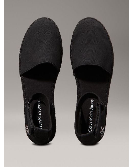 Espadrillas Con Plateau di Calvin Klein in Gray