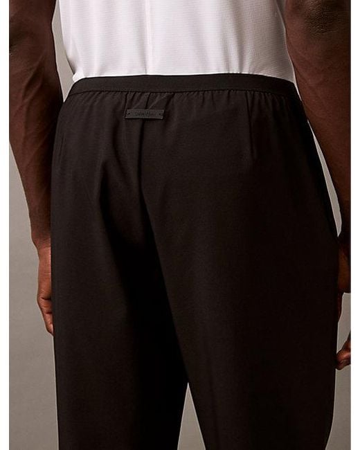Calvin Klein Black Sport Anti Wrinkle Travel Gym Trousers for men