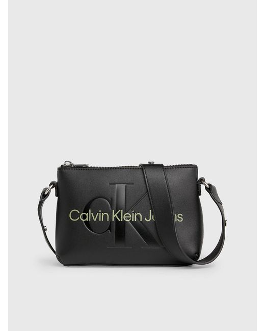 Calvin Klein Black Unisex Relaxed Printed Hoodie - Ck Standards