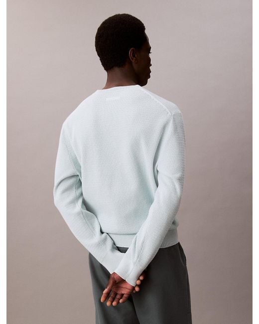Maglione Girocollo di Calvin Klein in Gray da Uomo