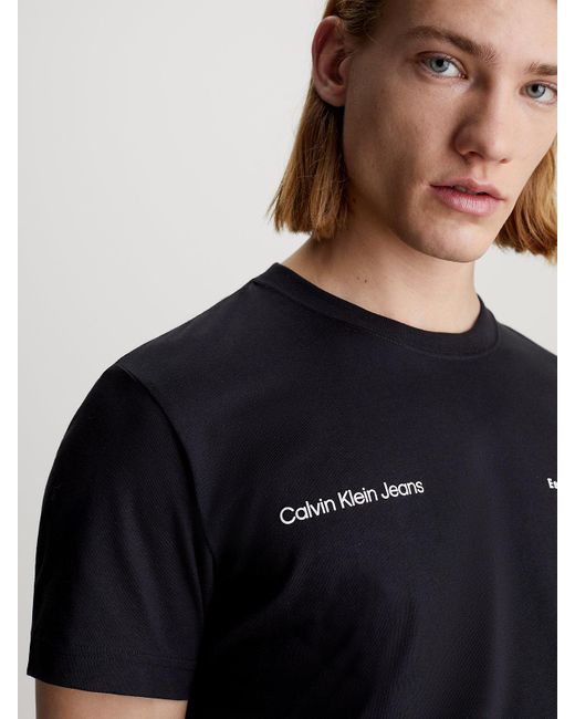 Calvin Klein Blue Back Logo T-shirt for men
