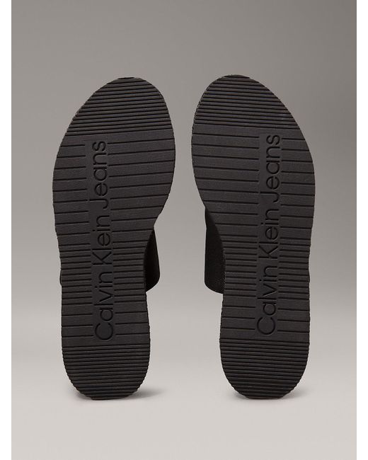 Espadrillas Con Plateau di Calvin Klein in Gray