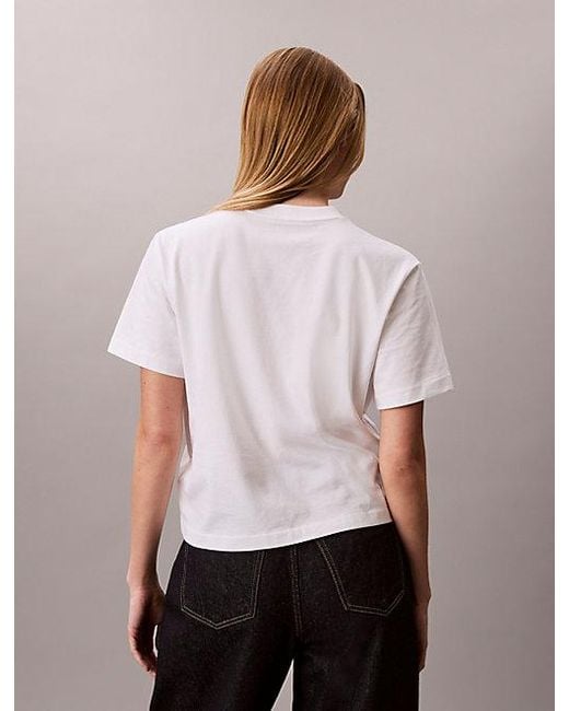 Calvin Klein Multicolor Jeans Relaxed Script Logo T-Shirt
