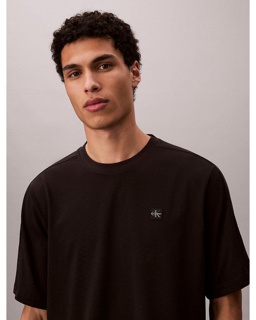 Calvin Klein Black Performance Cotton Blend Gym T-Shirt for men