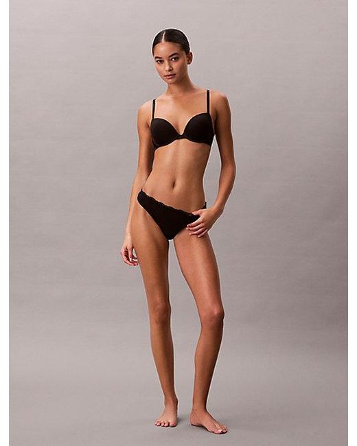 Calvin Klein Black 3 Pack Thongs