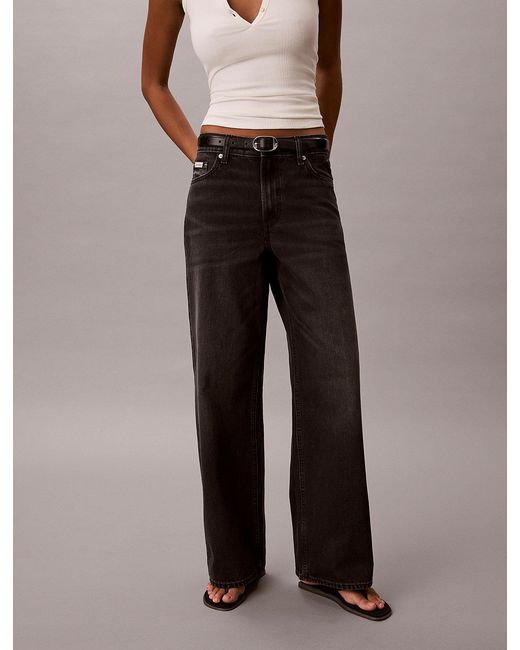 Calvin Klein Multicolor Low Rise Baggy Jeans