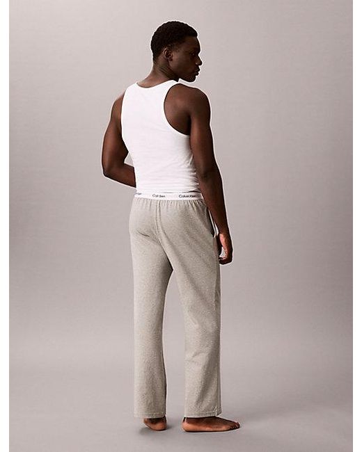 Calvin Klein Pyjamabroek in het Gray voor heren