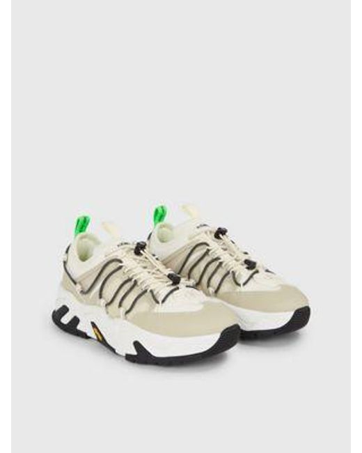 Calvin Klein Vibram® Chunky Sneakers in het White