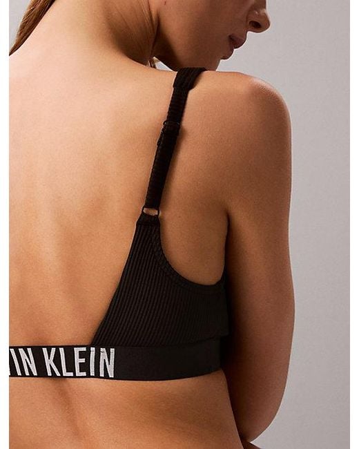 Calvin Klein Brown Bralette Bikini Top Intense Power