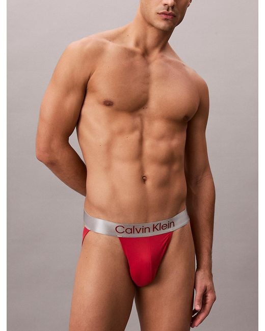 Calvin Klein Red Jock Strap for men