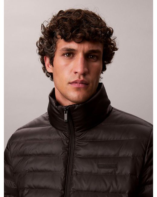 Calvin Klein Black Lightweight Puffer Jacket for men