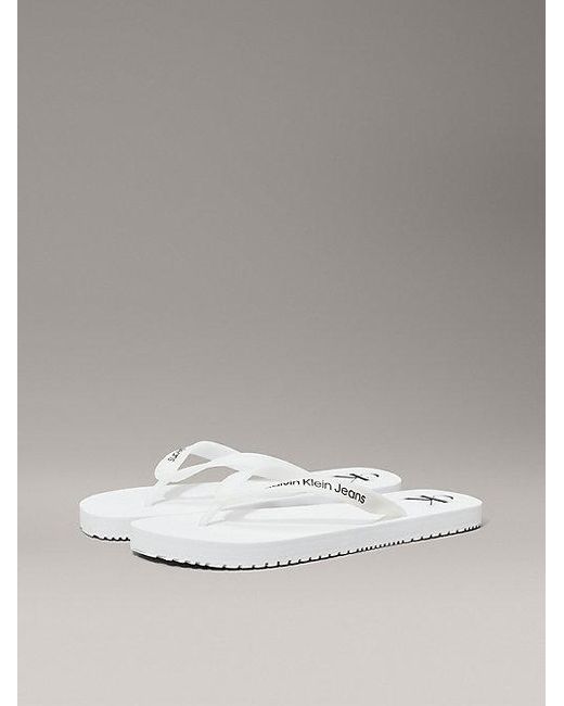 Calvin Klein Flip-Flops in Gray für Herren