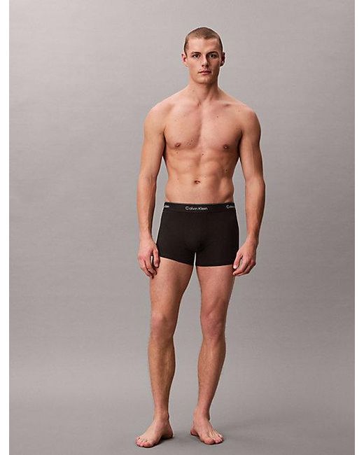Calvin Klein Black 5 Pack Trunks for men
