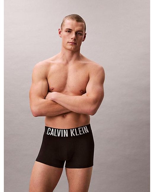 Calvin Klein Black Calvin Klein 3 Pack Intense Power Trunks for men