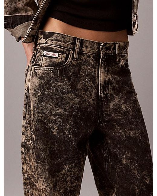 Calvin Klein Brown Jeans Relaxed Barrel Jeans