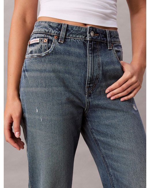 Calvin Klein Multicolor High Rise Straight Jeans