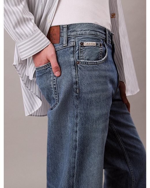 Calvin Klein Blue 90's Straight Jeans for men