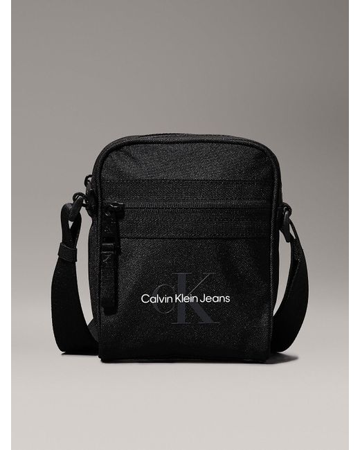 Calvin Klein Black Reporter Bag for men