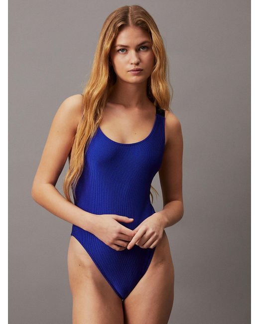 Calvin Klein Blue Swimsuit - Intense Power