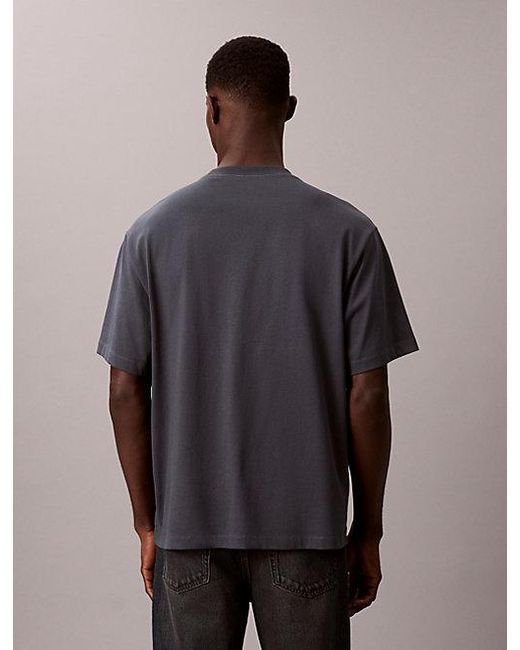 Calvin Klein Multicolor Jeans Monologo Graphic Relaxed T-Shirt for men