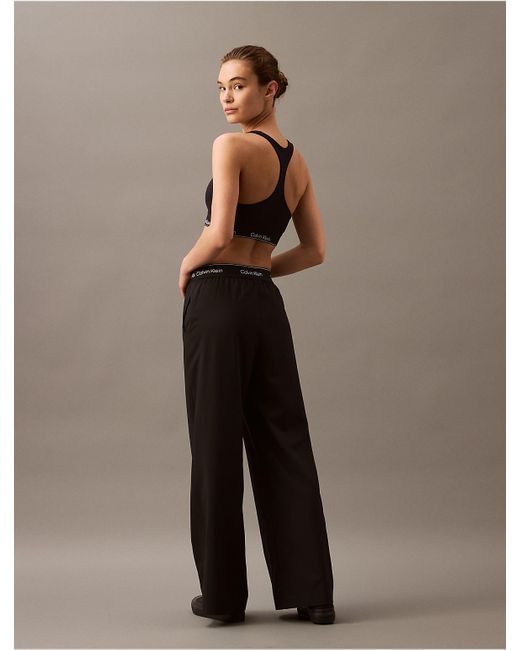 Calvin Klein Multicolor Modern Sport Wide Leg Track Pants
