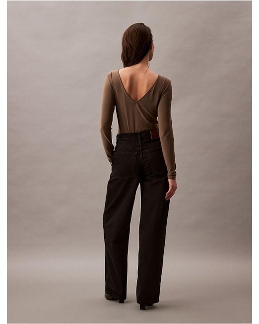 Calvin Klein Multicolor Calvin Klein High Rise Barrel Jeans