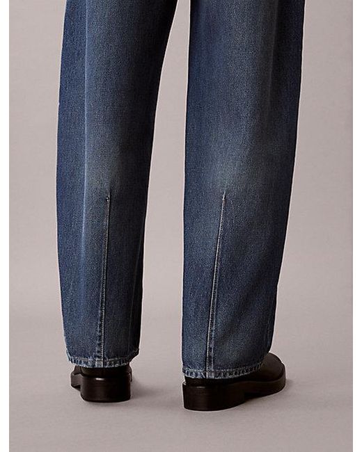 Calvin Klein Blue Jeans Barrel Fit Jeans for men