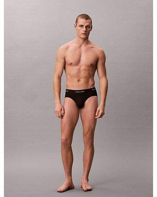 Calvin Klein 3-Pack Slips in het Blue voor heren