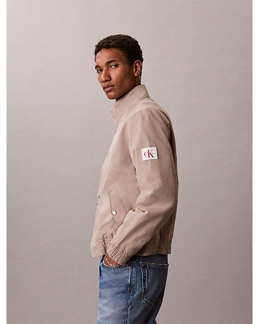 Calvin Klein Blue Jeans Lightly Padded Cotton Twill Jacket for men