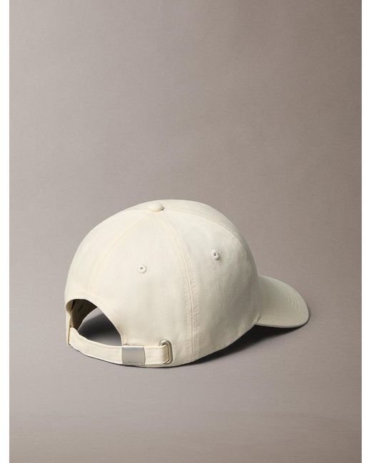 Calvin Klein Natural Twill Logo Cap for men