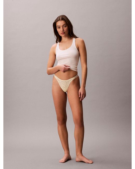 Calvin Klein Multicolor Dipped String Thong