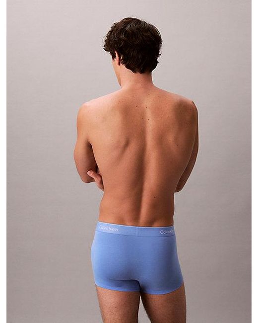 Calvin Klein Blue 3 Pack Trunks for men