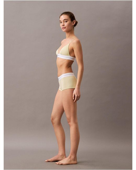 Calvin Klein Brown Unlined Triangle Bralette