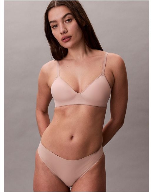 Calvin Klein Brown Perfectly Fit Ultralight Lightly Lined Wirefree Bra
