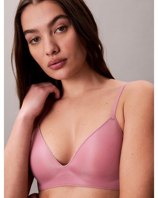 Calvin Klein Red Lightly Lined Wirefree Bra