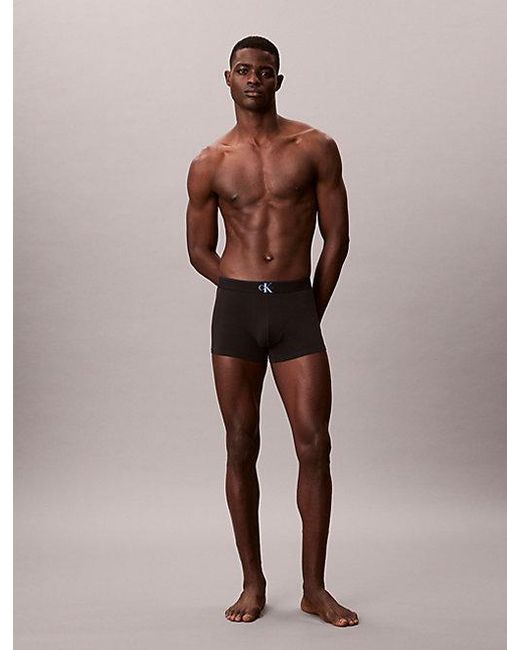 Calvin Klein Blue 3 Pack Trunks for men