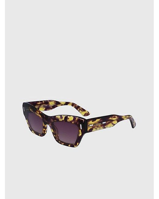 Calvin Klein Purple Butterfly Sunglasses