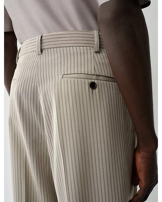 Calvin Klein Baxter Broek in het White voor heren