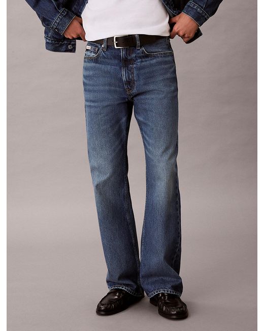 Calvin Klein Blue Bootcut Fit Jeans for men