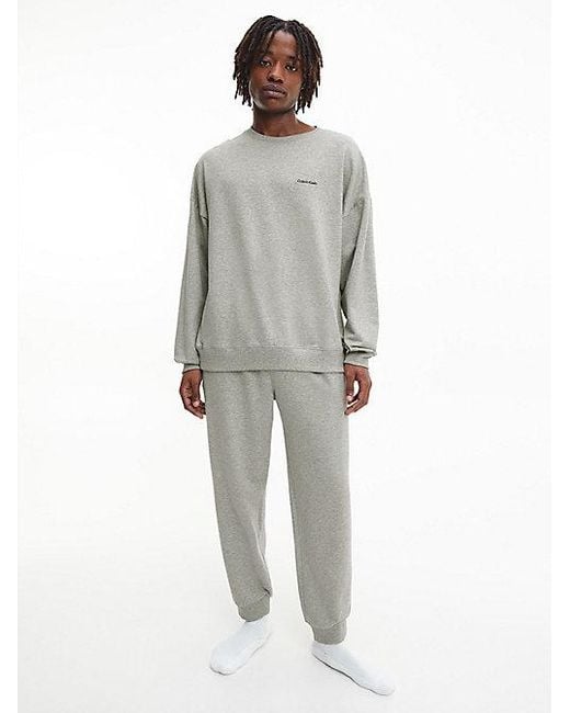 Calvin Klein Gray Lounge Sweatshirt for men