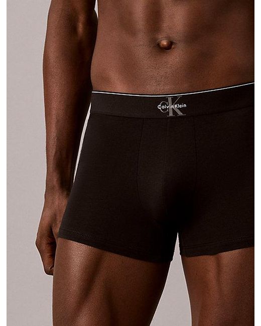 Calvin Klein Gray 3 Pack Trunks for men