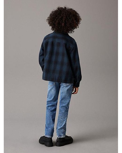 Calvin Klein Blue Jeans Mid Rise Straight Jeans for men