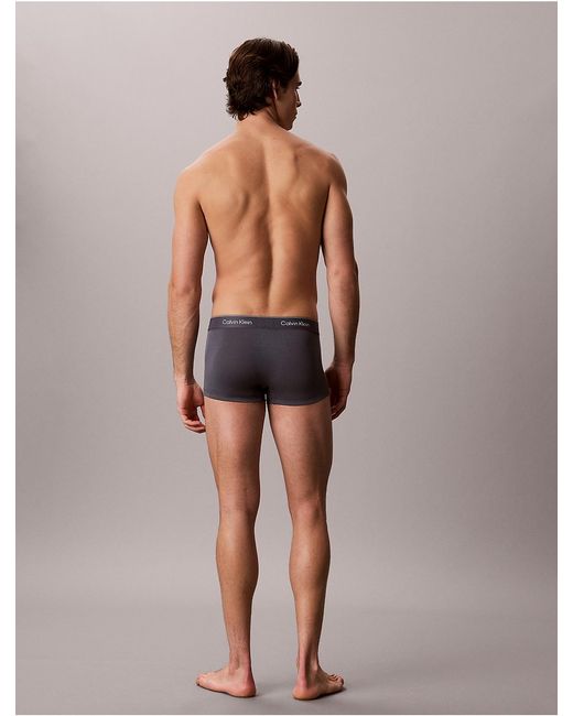 Calvin Klein Blue 7 Pack Low Rise Trunks for men